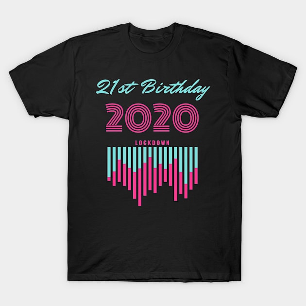 21st Birthday Lockdown 2020 T-Shirt by ahmad211